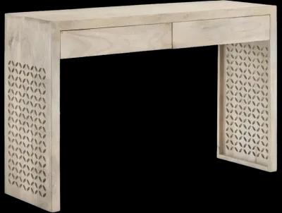 Rickman Rectangular 2-drawer Console Table White Washed