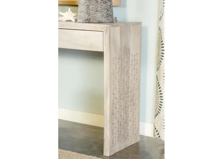 Rickman Rectangular 2-drawer Console Table White Washed