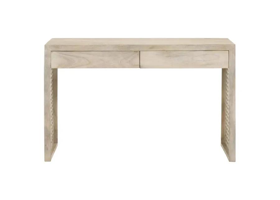 Rickman Rectangular 2-drawer Console Table White Washed