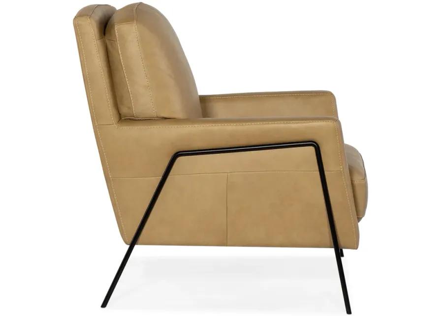 Amette Metal Frame Club Chair