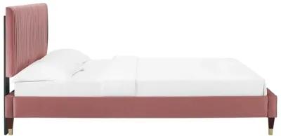 Peyton Performance Velvet Full Platform Bed