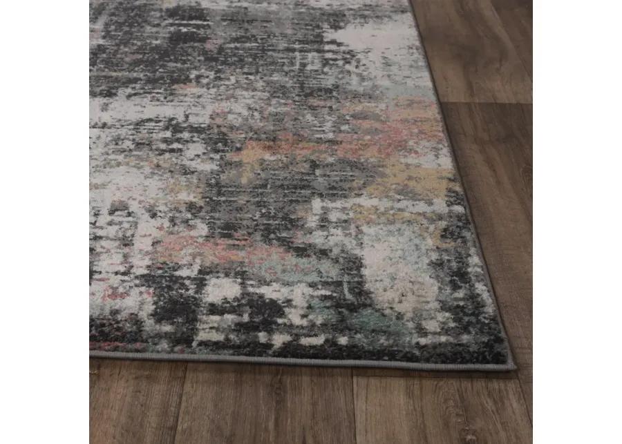 Odyssey Multi  Polypropylene 5'2"x7'6" Rectangle Rug