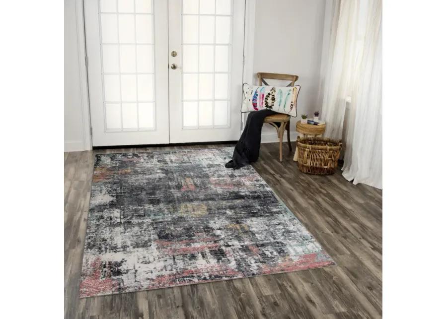 Odyssey Multi  Polypropylene 5'2"x7'6" Rectangle Rug