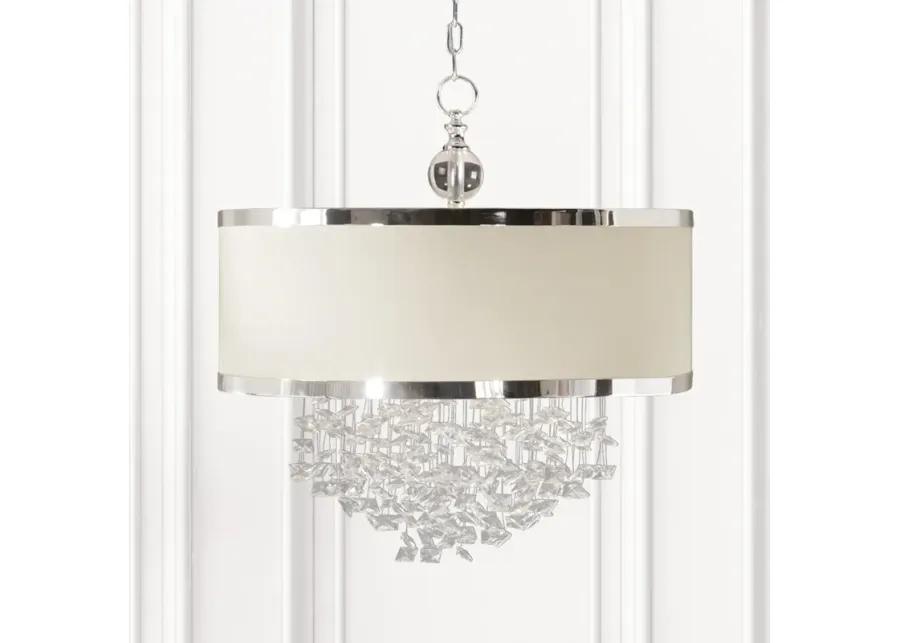 Fascination 3 Light Silken Drum Pendant