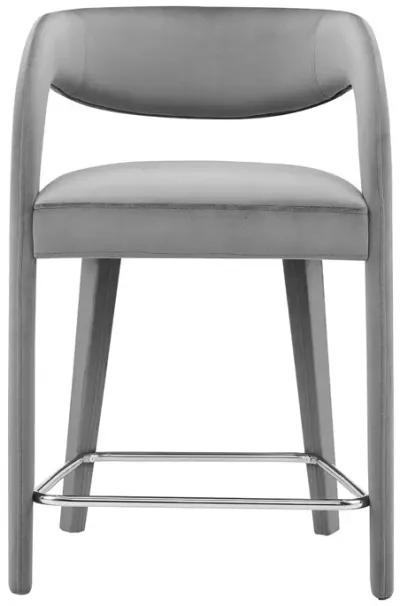 Pinnacle Performance Velvet Counter Stool Set of Two