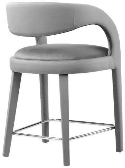 Pinnacle Performance Velvet Counter Stool Set of Two