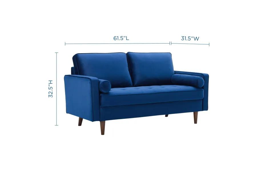 Valour Performance Velvet Loveseat