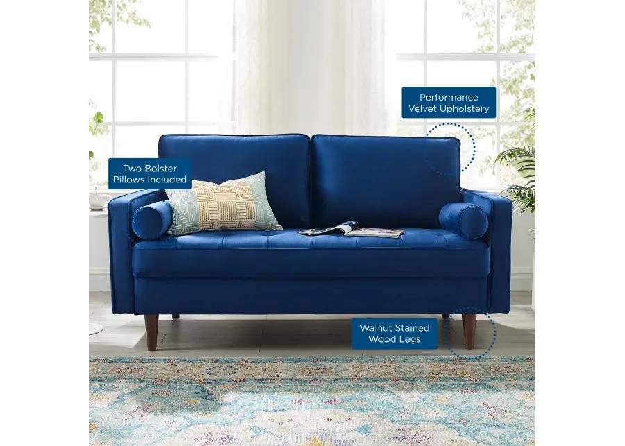 Valour Performance Velvet Loveseat