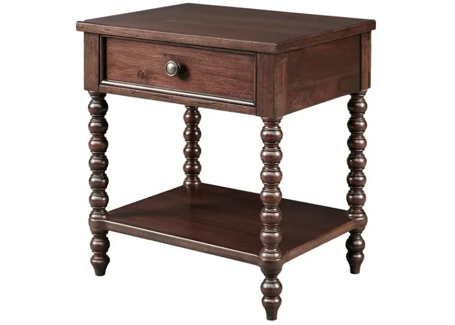 Madison Park Signature Beckett Morocco Brown Nightstand