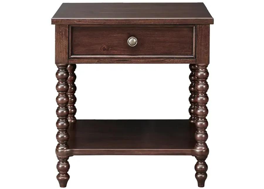 Madison Park Signature Beckett Morocco Brown Nightstand