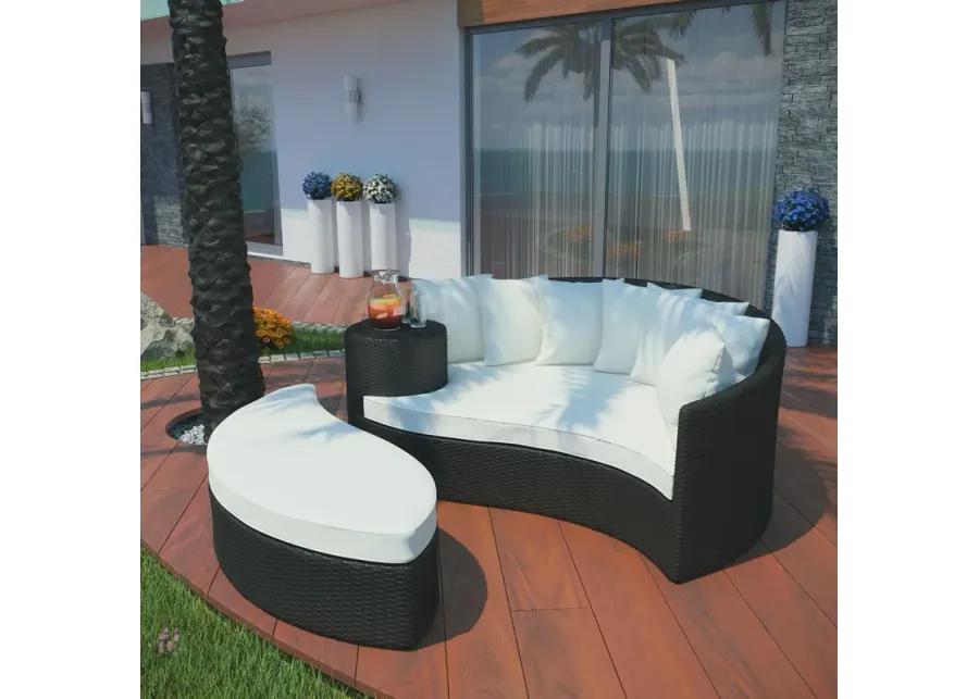 Taiji Wicker Outdoor Daybed