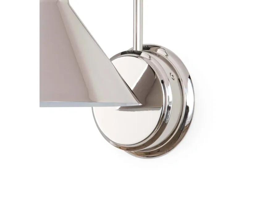 Dublin Polished Nickel Sconce 