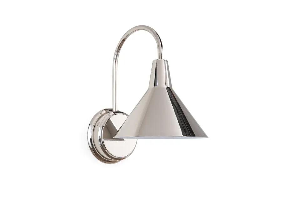 Dublin Polished Nickel Sconce 