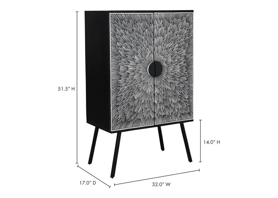 SUNBURST WINE CABINET