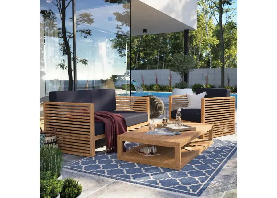 Carlsbad 3-Piece Teak Outdoor Set