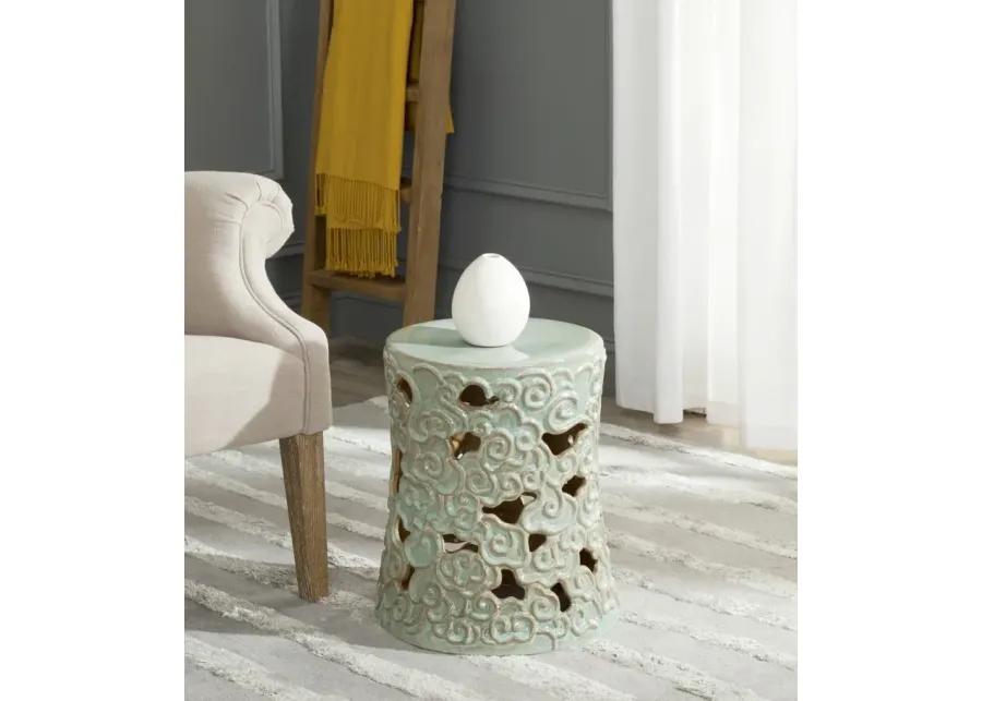 Ocean Cloud Garden Stool