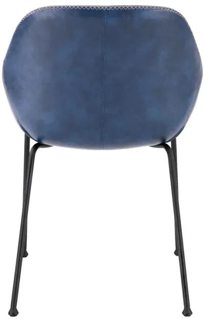 Corinna Side Chair in Vintage Dark Blue - Set of 2