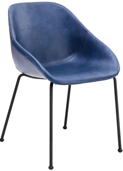 Corinna Side Chair in Vintage Dark Blue - Set of 2