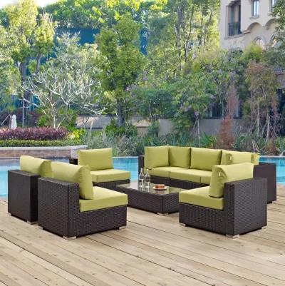 Convene 8 Piece Outdoor Patio Sectional Set