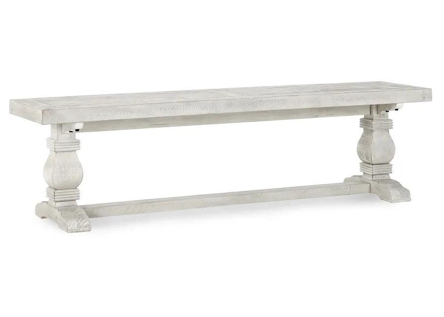 Quincy 66" Bench Nordic Ivory