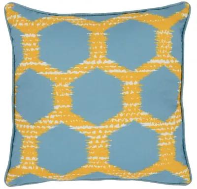 Indr/Outdr Gaines Yellow/Blue 20x20