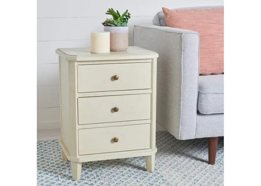 JOE END TABLE WITH STORAGE DRAWERS 