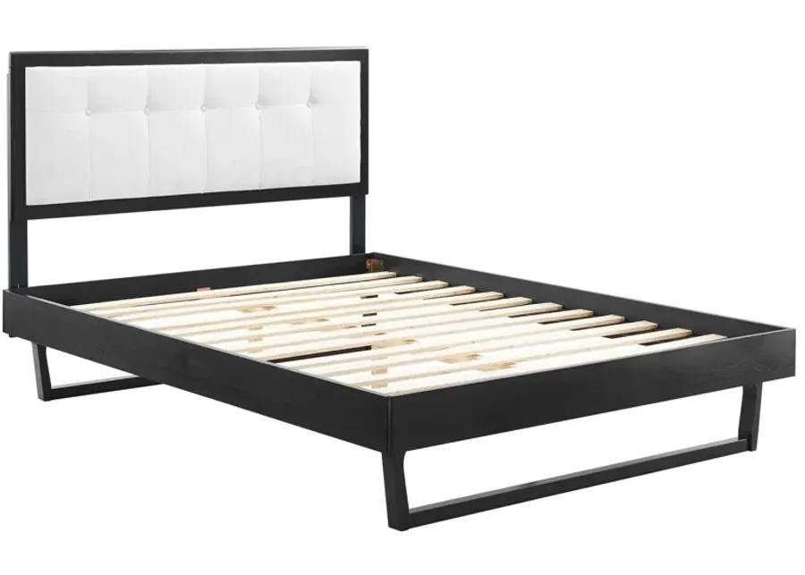 Willow Twin Wood Platform Bed With Angular Frame