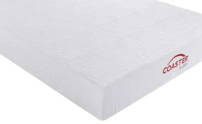 Key Twin Long Memory Foam Mattress White