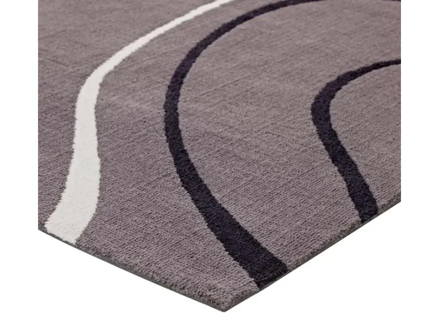 Therese Abstract Swirl 5x8 Area Rug