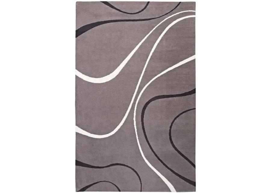 Therese Abstract Swirl 5x8 Area Rug