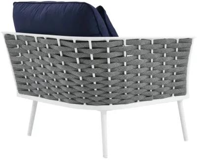 Stance Outdoor Patio Aluminum Left-Facing Armchair