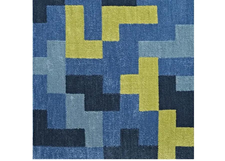 Andela Interlocking Block Mosaic 8x10 Area Rug