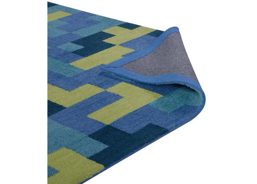 Andela Interlocking Block Mosaic 8x10 Area Rug