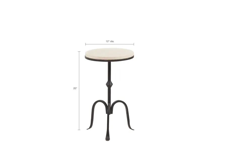 Madison Park Gaberial Black Accent Table