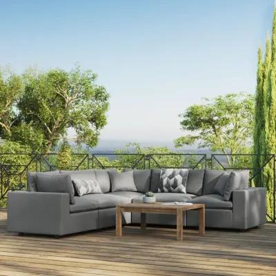 Commix 5-Piece Outdoor Patio Sectional Sofa