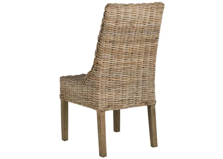 SUNCOAST 18''H RATTAN ARM CHAIR (SET OF 2)