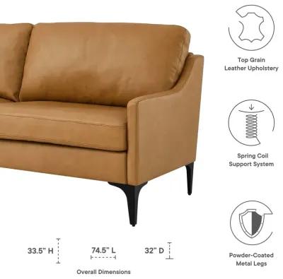 Corland Leather Sofa