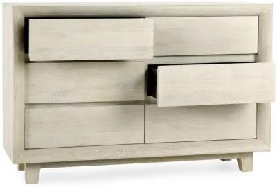 Reece Six-Drawer Mango Wood Dresser in Sand