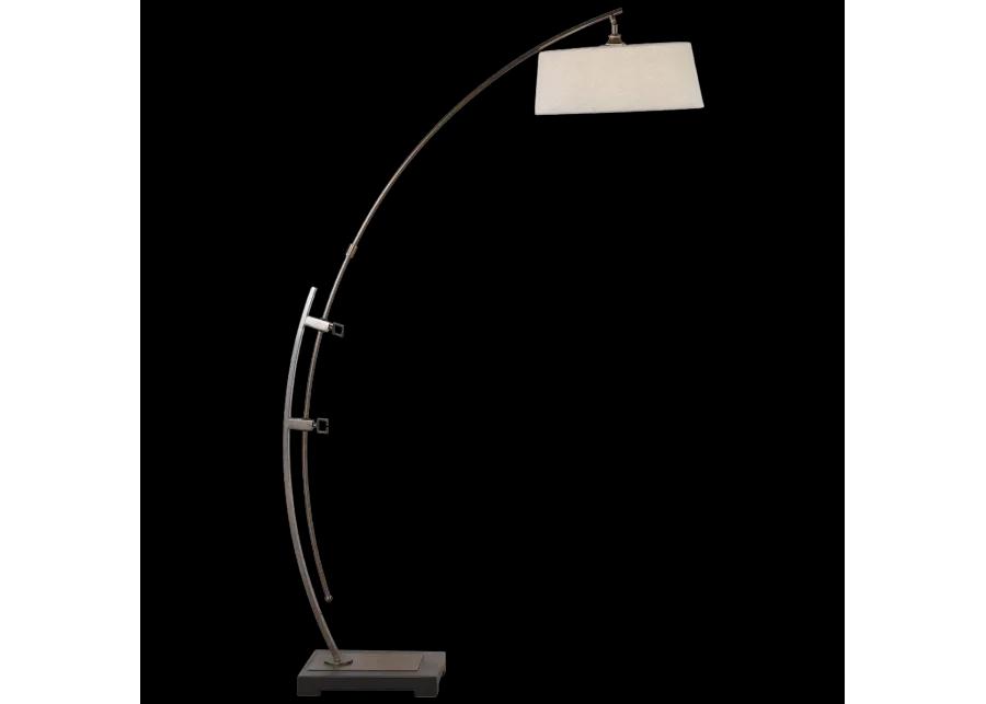 Calogero Bronze Arc Floor Lamp