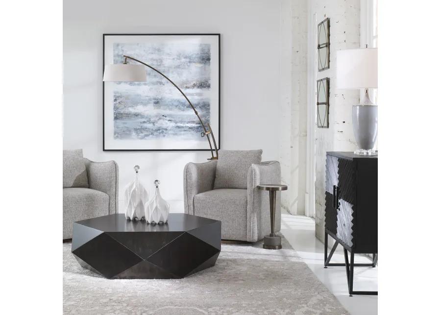 Calogero Bronze Arc Floor Lamp