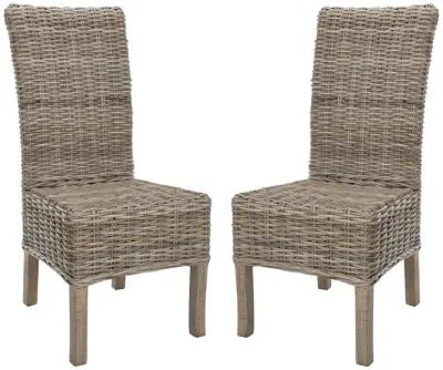 Quaker Rattan  Side Chair - Set of 2