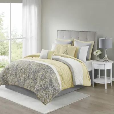 510 Design Shawnee Yellow 8 Piece Comforter Set