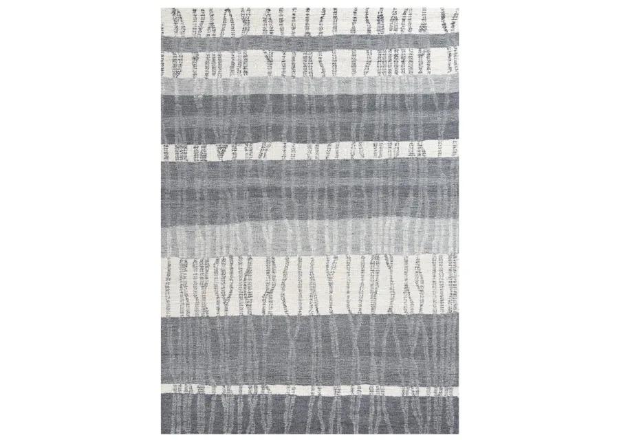 Taylor Charcoal  Wool 7'9" x 9'9" Rectangle Rug