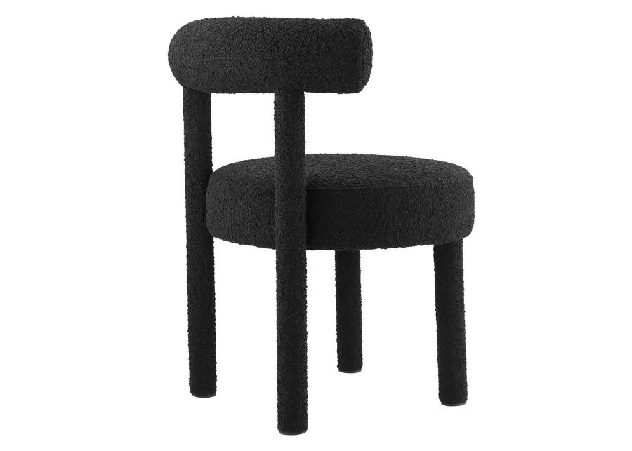 Toulouse Boucle Fabric Dining Chair