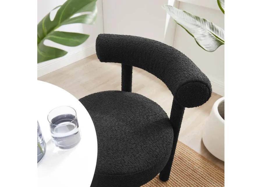 Toulouse Boucle Fabric Dining Chair