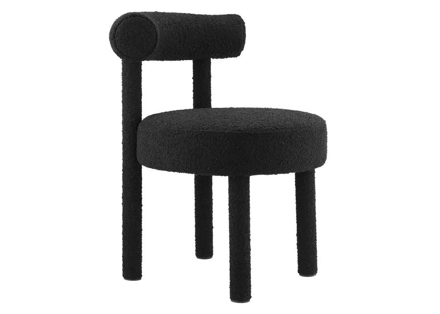 Toulouse Boucle Fabric Dining Chair