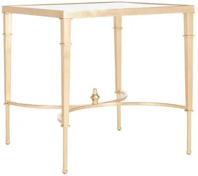 Mendez Gold Leaf Accent Table