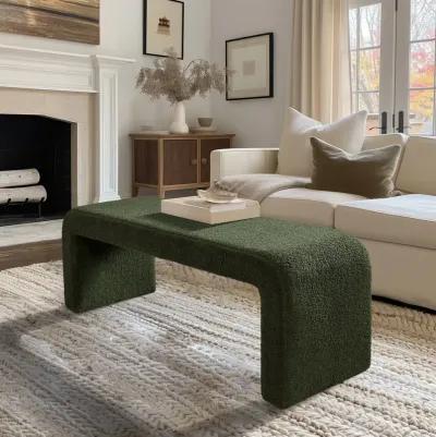 Boucle Waterfall Bench