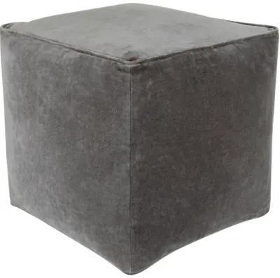 Cotton Velvet CVPF-022 16"H x 16"W x 16"D Pouf