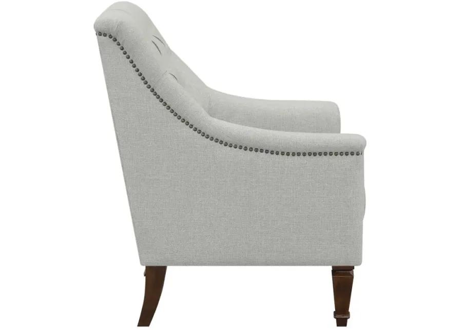 Avonlea Sloped Arm Upholstered Chair Grey